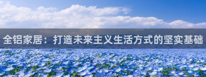 杏宇官方注册中心：全铝家居：打造未来主义生活方式的坚实基础