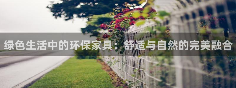 杏宇平台网页版：绿色生活中的环保家具：舒适与自然的完美融合